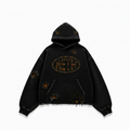 Patchwork AETH Hoodie -Burnt