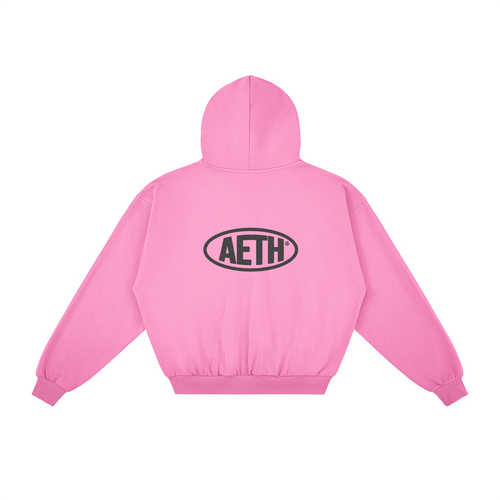 AETH Glitz - Glitter Logo Zip Hoodies