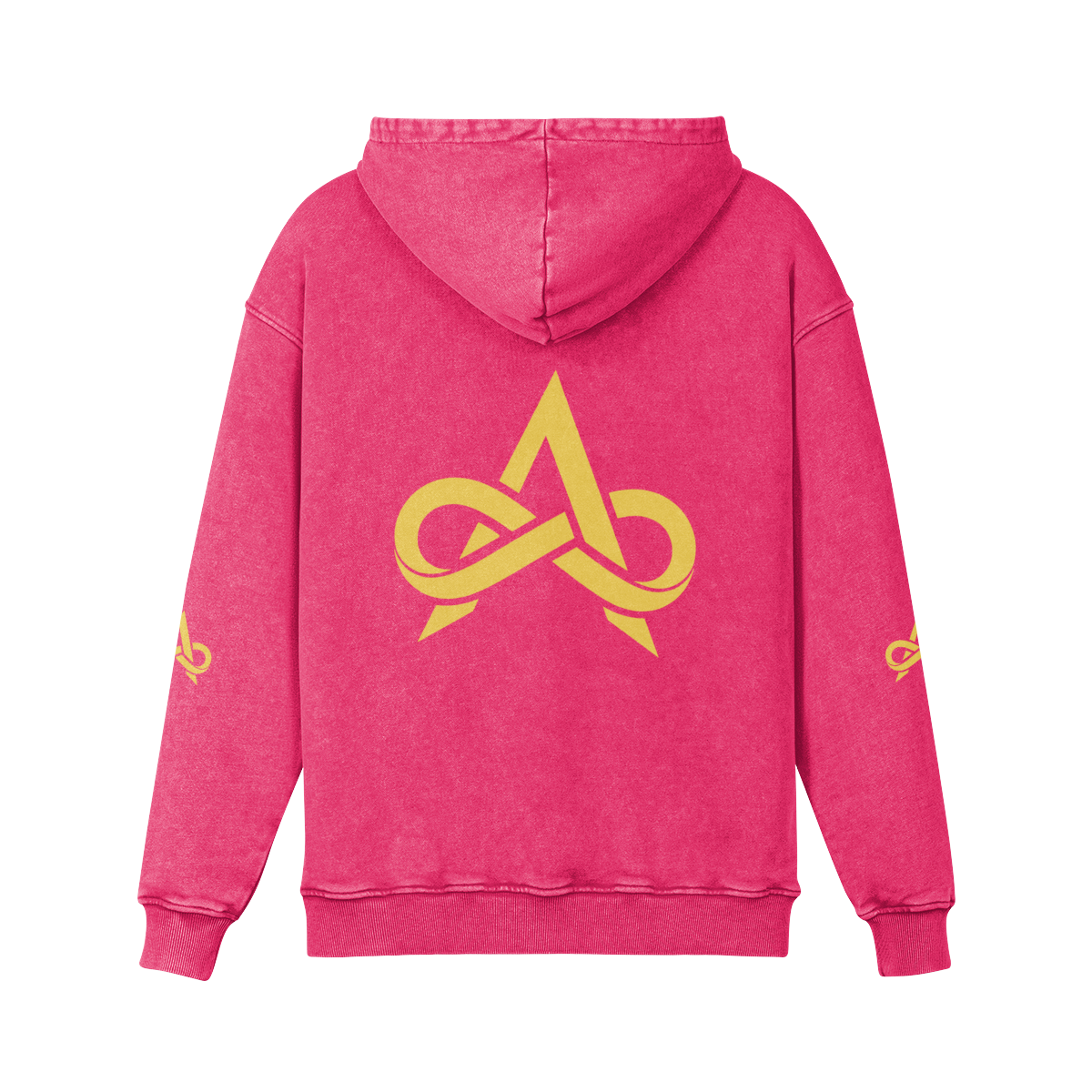 AETH -Pink Distress Hoodie