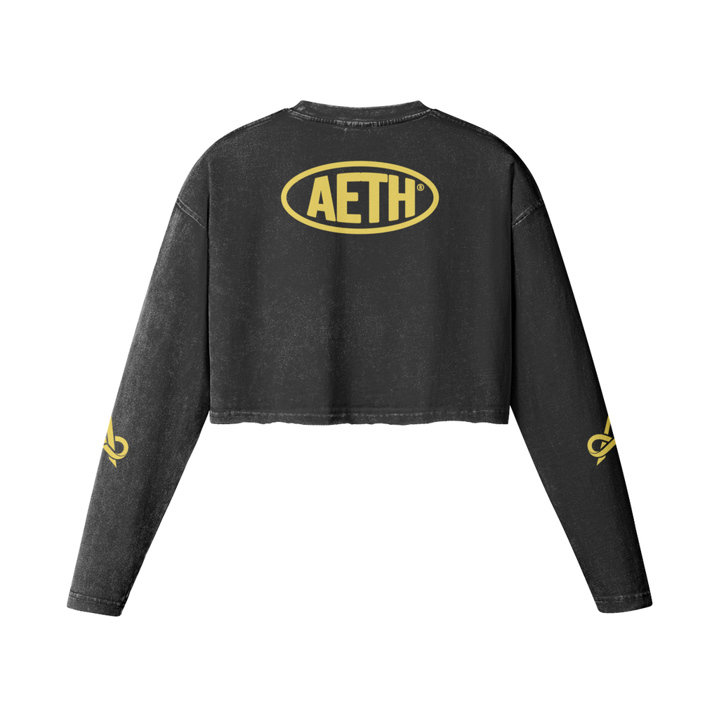 AETH -Ladies Long Sleeve Crop